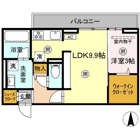 D-ソール・グランの間取り|使い勝手の良い間取りです♪