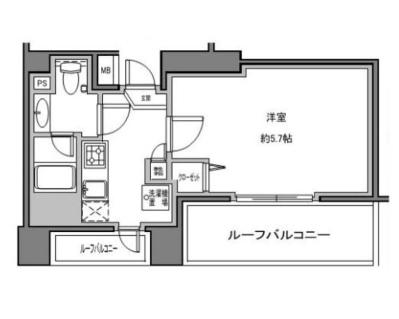 エルヴィエントアース池袋の間取り|間取りです。