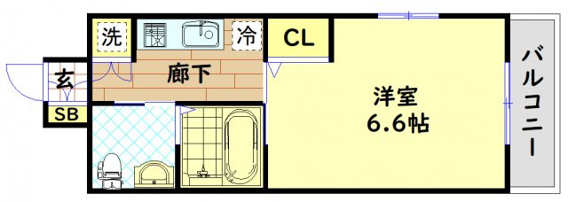 【間取り】 | エイペックス南堀江