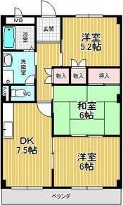 エスポワール藤塚の間取り