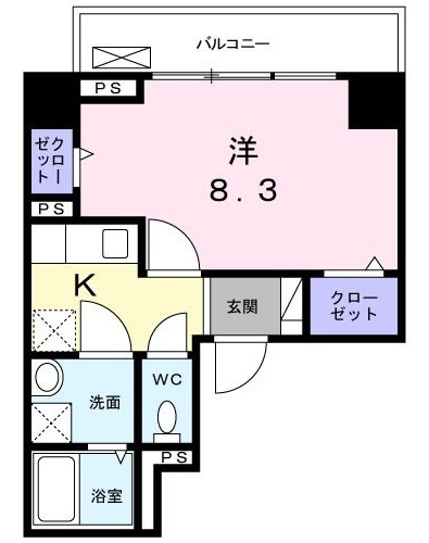 ペンディーオ　ソプラ　夢見ヶ崎の間取り|間取りです。