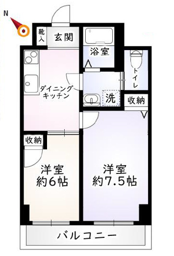 サンシャインハイツ　4階　リ　フォーム済