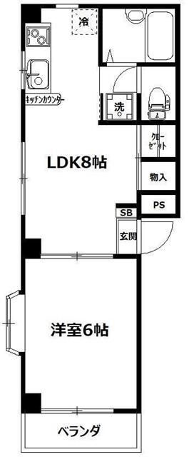 コーポサンシャインの間取り