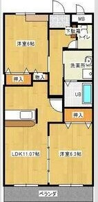 オオシマハイツベルの間取り