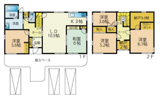 【間取り】 | 福岡県北九州市小倉南区志井鷹羽台