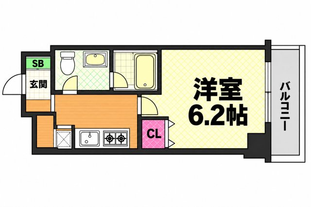 【間取り】 | エステムコート難波Ⅳアトリ