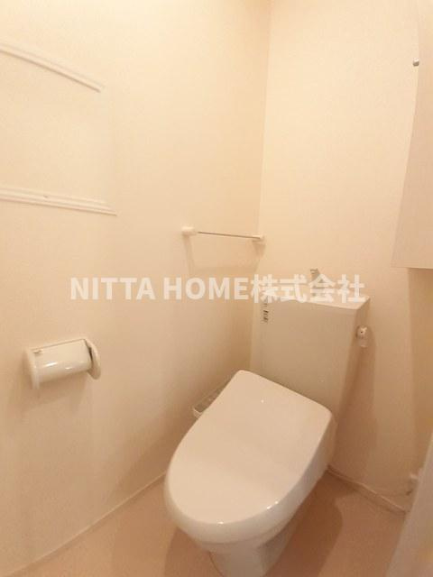 レインボーパレスⅠのトイレ|トイレにはウォシュレットが付いています＊