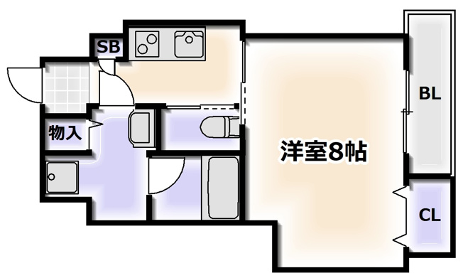 【間取り】 | ブラン花園町