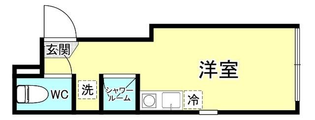 ヴィラ浅草の間取り|間取りです。