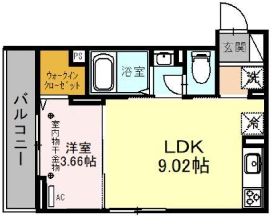 グラナーダKの間取り