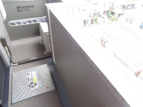 ルーブル住吉のバルコニー