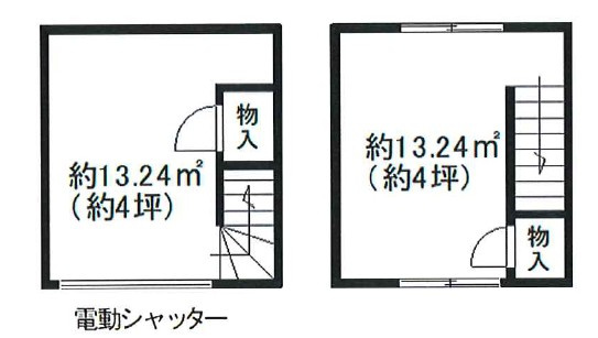 豊中市庄内東町１丁目の店舗事務所の間取り