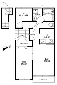 【間取り】 | BRICKS本山A