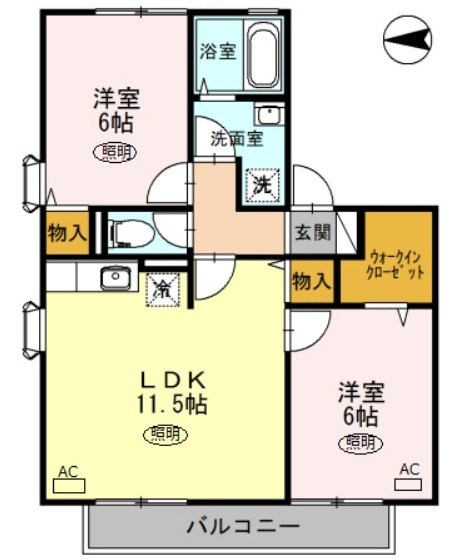 モンテビューの間取り