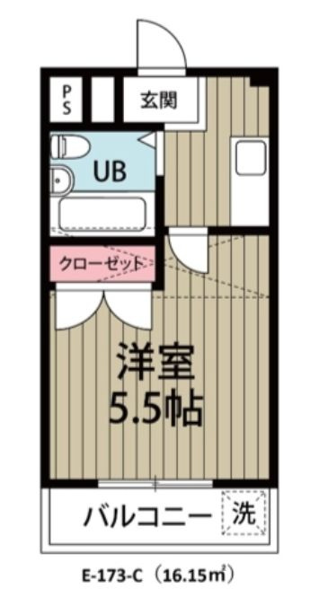 葵マンション(E-173)の間取り