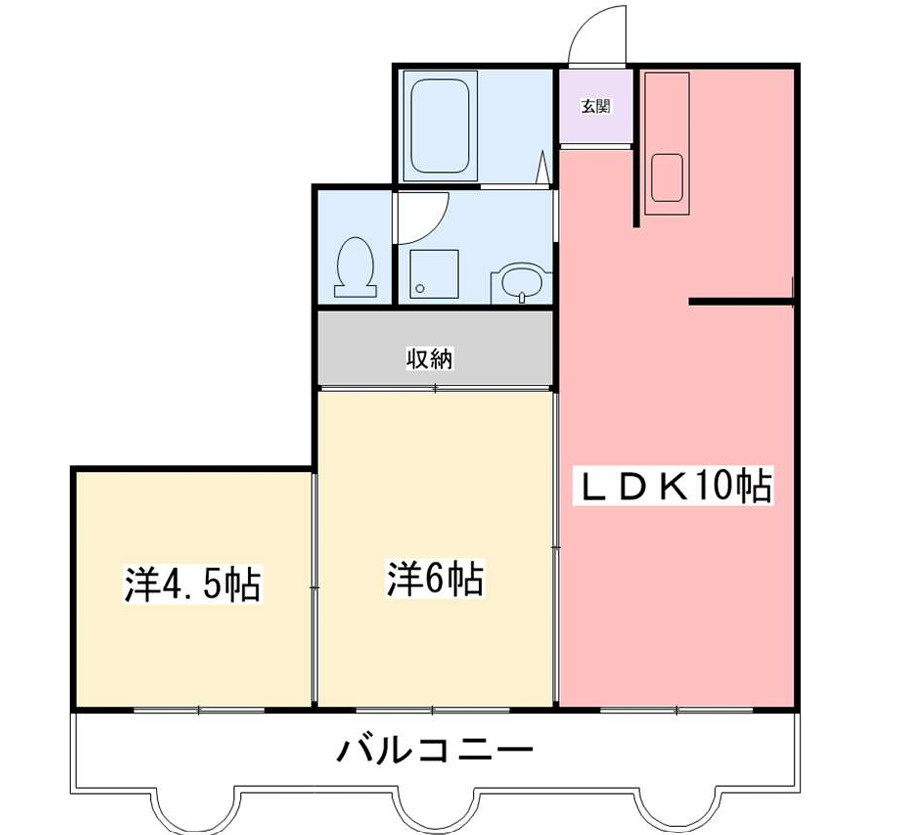 メゾン手柄の間取り