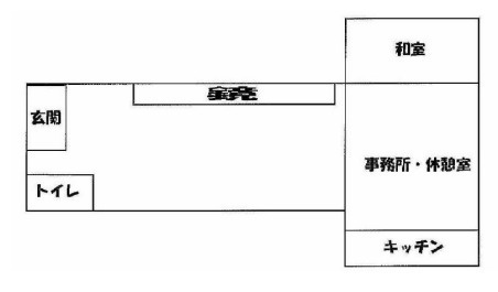 吹田市千里山東２丁目の店舗事務所の間取り
