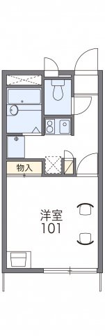 レオパレスカメリアの間取り|画像2