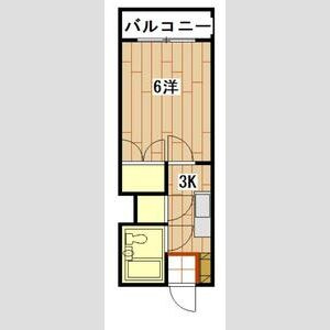 広島市西区南観音８丁目の賃貸マンションの間取り
