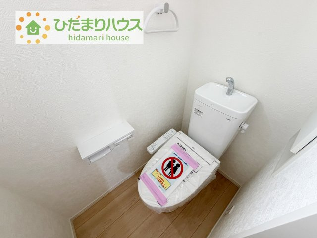 【トイレ】 | 阿見町上長第1　新築戸建 | トイレは1F、2F共に完備！取り合いになることがありませんね(^^)/