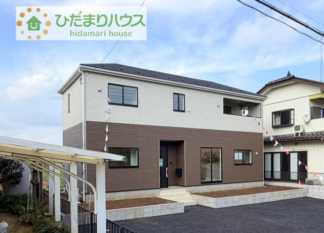 【外観】 | 阿見町上長第1　新築戸建 | 南道路に面しているので日当たり良好☆
