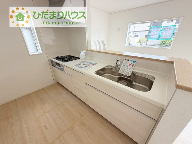 【キッチン】 | 阿見町上長第1　新築戸建 | 料理をしながらでも、ご家族との会話を楽しめる対面式キッチン♪