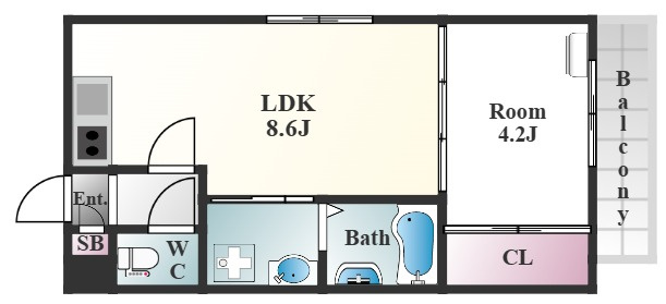 グラン寝屋川の間取り