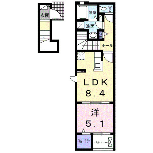 鈴蘭館の間取り