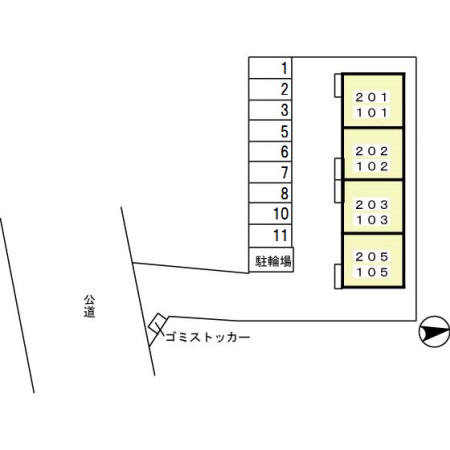 アルカンシエルの区画図