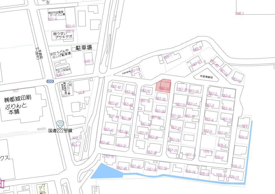 土地：早鈴町1957番31の土地図