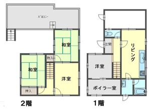 明石市魚住西岡の間取り