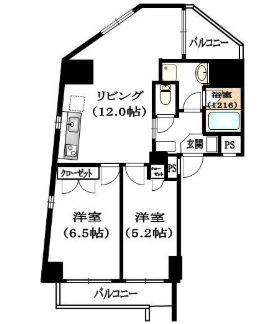 セレシア西巣鴨の間取り