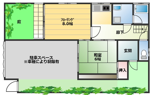南沢4丁目貸家の間取り