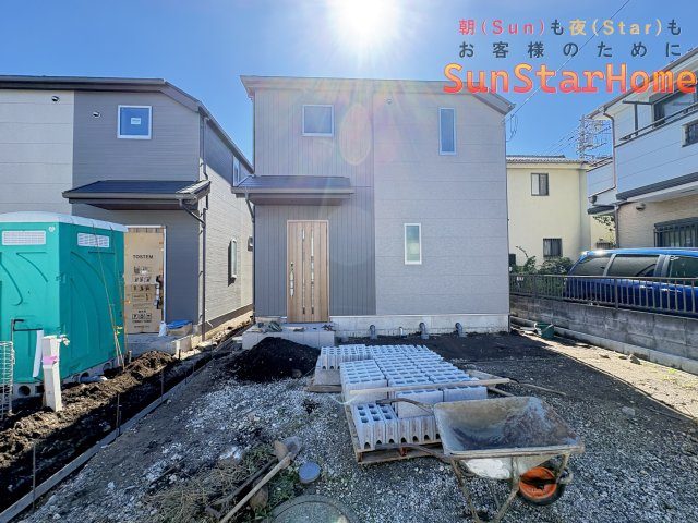 【サンスターホーム】青梅市河辺町6丁目　新築戸建1号棟の外観