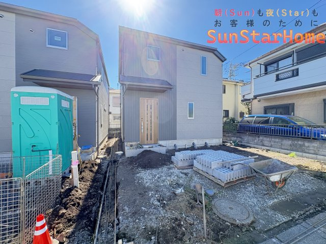 【サンスターホーム】青梅市河辺町6丁目　新築戸建1号棟の外観