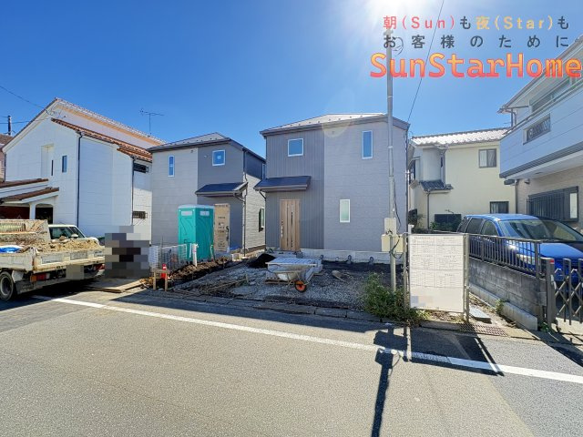 【サンスターホーム】青梅市河辺町6丁目　新築戸建1号棟の外観