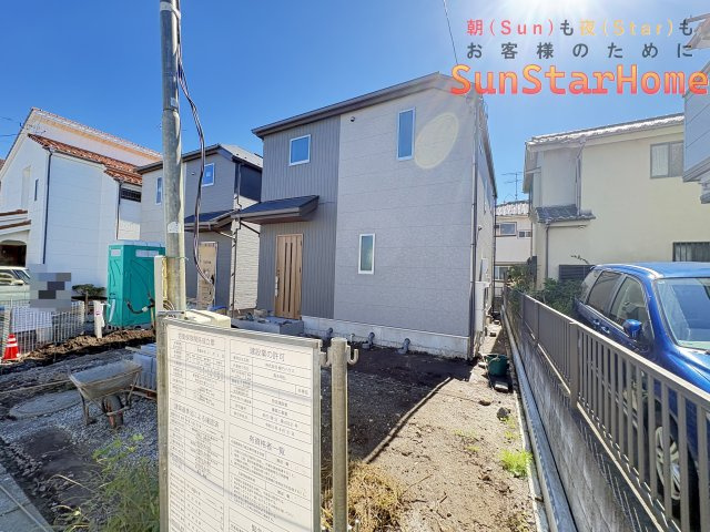 【サンスターホーム】青梅市河辺町6丁目　新築戸建1号棟の外観