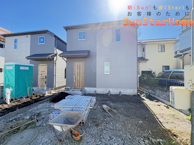 【サンスターホーム】青梅市河辺町6丁目　新築戸建1号棟の外観