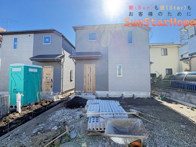 【サンスターホーム】青梅市河辺町6丁目　新築戸建1号棟の外観