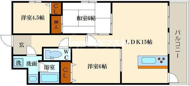 フローラーなかじまの間取り