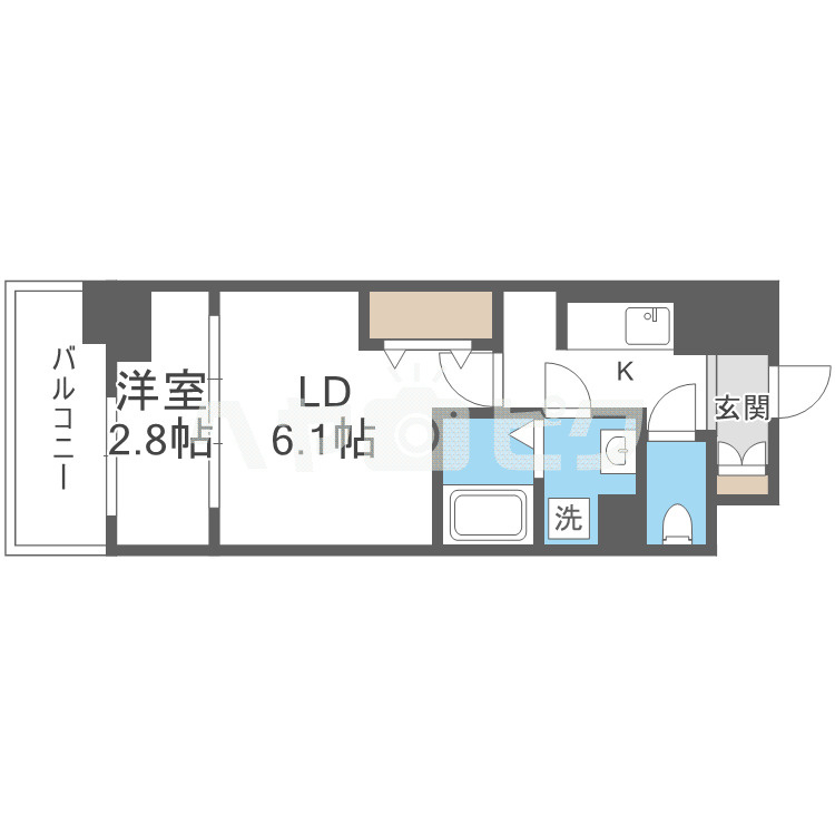 リアライズ鶴橋東Ⅱの間取り