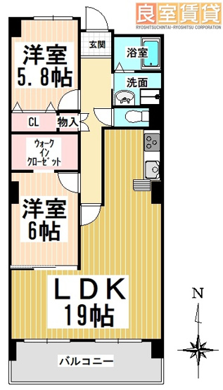 【間取り】 | サンコート黒川