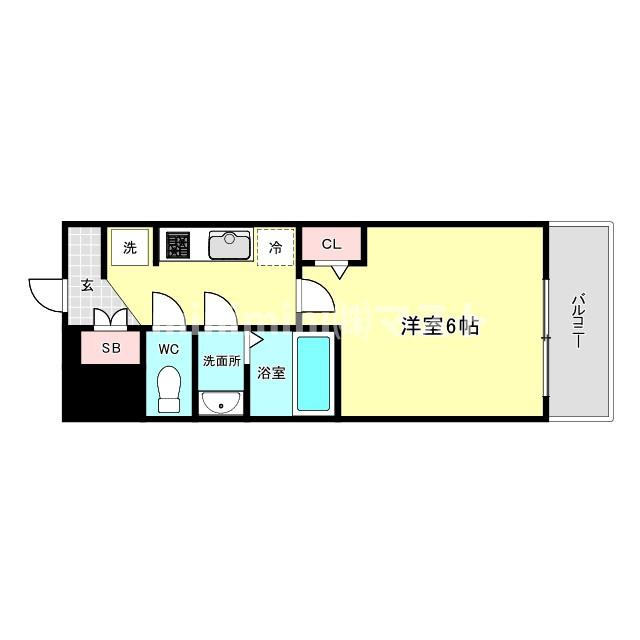 プレサンス九条グランデリーヴの間取り