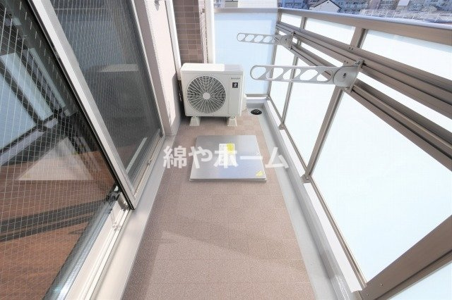 リアライズ鶴橋東Ⅱのバルコニー|お洗濯にも便利なバルコニー付き