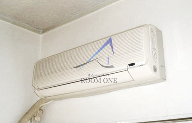 大森駅前住宅１号棟の設備|エアコンです。
