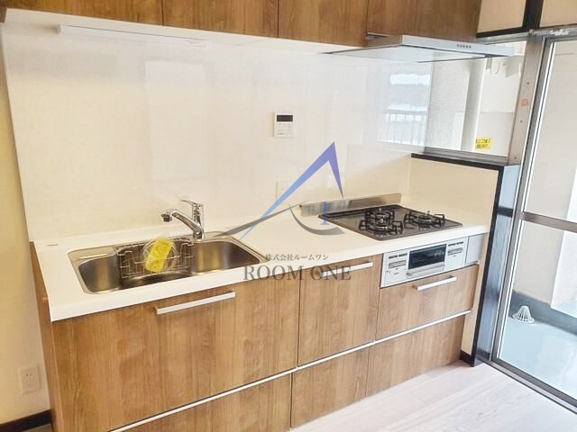 大森駅前住宅１号棟のキッチン|キッチンです。