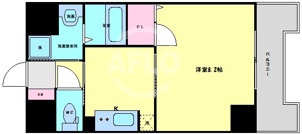 パウゼ大手前の間取り|パウゼ大手前　間取り