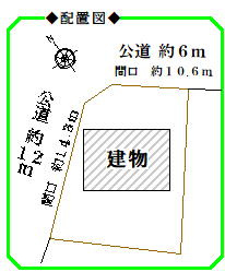 　☆　ドミール森島　☆の区画図