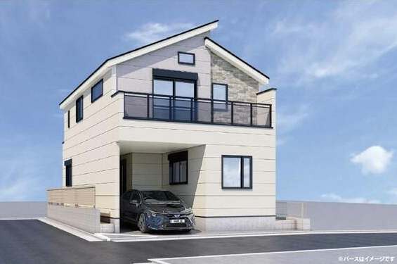 練馬区北町5丁目　新築戸建の完成予想図|外観パース

現地ご見学希望・資料請求などお気軽にお問い合わせ下さい！
03-5990-5201