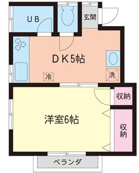 コーポプリティの間取り|間取りです。